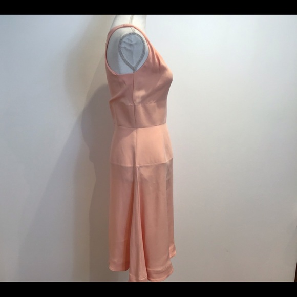 BALENCIAGA PARIS NWT A LINE DRESS NUDE PEACH SZ 6 - Picture 7 of 9